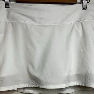 Lululemon Play off the pleats skirt Size M (8-10) in White